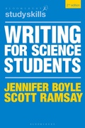 Cover: Writing for Science Students - Bloomsbury Academic
