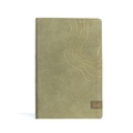 Cover: CSB (In)Courage Devotional Bible, Sage Leathertouch, Indexed - LifeWay Christian Resources