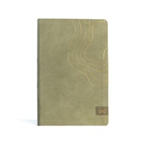Enlarge image Cover: CSB (In)Courage Devotional Bible, Sage Leathertouch, Indexed - LifeWay Christian Resources