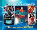 Cover: DC Super Heroes: The Multiverse Unfolds - Abrams Books for Young Readers
