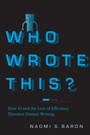 Cover: Who Wrote This? - Stanford University Press