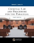 Cover: Criminal Law and Procedure for the Paralegal - Aspen Publishing