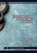 Cover: Research and Design in Applied Mechanics and Materials - Trans Tech Publications Ltd