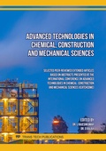 Cover: Advanced Technologies in Chemical, Construction and Mechanical Sciences - Trans Tech Publications Ltd