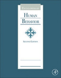 Enlarge image Cover: Encyclopedia of Human Behavior - Academic Press