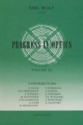 Cover: Progress in Optics - North-Holland