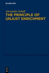 Abbildung von: The Principle of Unjust Enrichment - De Gruyter