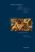 Cover: Different Aesthetics - De Gruyter