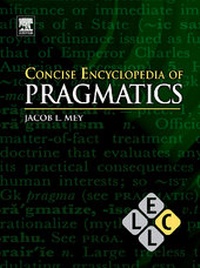 Abbildung von: Concise Encyclopedia of Pragmatics - Elsevier