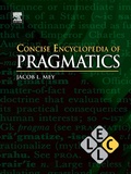 Cover: Concise Encyclopedia of Pragmatics - Elsevier