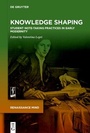 Cover: Knowledge Shaping - De Gruyter
