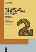 Cover: History of Intellectual Culture 2/2023 - De Gruyter Oldenbourg
