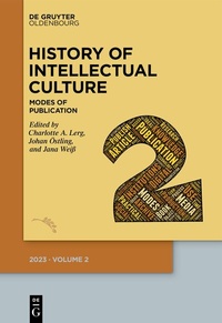 Enlarge image Cover: History of Intellectual Culture 2/2023 - De Gruyter Oldenbourg