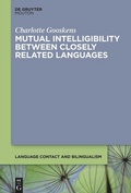 Cover: Mutual Intelligibility between Closely Related Languages - De Gruyter Mouton