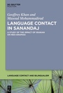 Cover: Language Contact in Sanandaj - De Gruyter Mouton