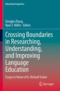 Enlarge image Cover: Crossing Boundaries in Researching, Understanding, and Improving Language Education - Springer
