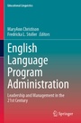 Cover: English Language Program Administration - Springer