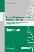 Cover: Research in Computational Molecular Biology - Springer