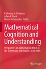 Cover: Mathematical Cognition and Understanding - Springer