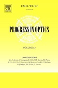 Cover: Progress in Optics - Elsevier