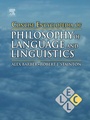Cover: Concise Encyclopedia of Philosophy of Language and Linguistics - Elsevier