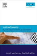 Cover: Strategy Mapping: An Interventionist Examination of a Homebuilder's Performance Measurement and Incentive Systems - Elsevier