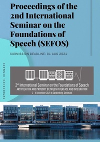 Abbildung von: Proceedings of the 2nd International Conference on the Foundations of Speech - De Gruyter