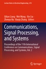 Cover: Communications, Signal Processing, and Systems - Springer