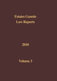 Enlarge image Cover: EGLR 2010 Volume 3 - Estates Gazette Ltd