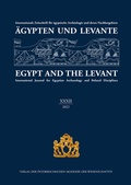 Cover: &Auml;gypten und Levante XXXII / Egypt and the Levant XXXII (2022) - Verlag der &ouml;sterreichischen Akademie der Wissenschaften