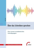 Cover: &Uuml;ber das Schreiben sprechen - wbv Media