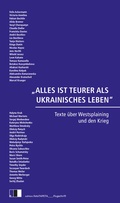 Cover: "ALLES IST TEURER ALS UKRAINISCHES LEBEN" - Edition.fotoTAPETA Berlin