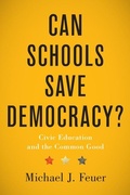 Cover: Can Schools Save Democracy? - Johns Hopkins University Press
