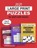 Cover: 2023 Large Print Puzzles For Adults With Solution - 1349560 B.C. LTD.