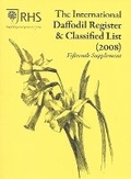 Cover: International Daffodil Register & Classified List (2008) Fifteenth Supplement - Royal Horticultural Society
