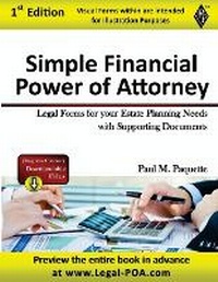 Abbildung von: Simple Financial Power of Attorney - Paquette Publications