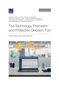 Cover: The Technology Promotion and Protection Decision Tool - RAND Corporation