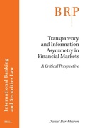 Cover: Transparency and Information Asymmetry in Financial Markets - Brill