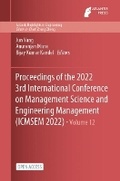 Cover: Proceedings of the 2022 3rd International Conference on Management Science and Engineering Management (ICMSEM 2022) - Atlantis Press