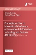Cover: Proceedings of the 1st International Conference on Innovation in Information Technology and Business (ICIITB 2022) - Atlantis Press