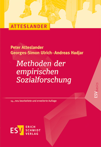 Abbildung von: Methoden der empirischen Sozialforschung - Erich Schmidt Verlag