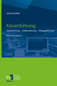 Abbildung von: Kassenführung - Erich Schmidt Verlag