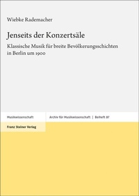 Abbildung von: Jenseits der Konzertsäle - Franz Steiner Verlag
