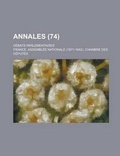 Cover: Annales; Debats Parlementaires (74 ) - Rarebooksclub.com