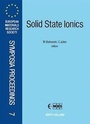 Cover: Solid State Ionics - Elsevier