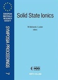 Cover: Solid State Ionics - Elsevier
