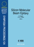 Cover: Silicon Molecular Beam Epitaxy - Elsevier