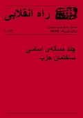 Cover: Revolution&auml;rer Weg 10 - Einige Grundfragen des Parteiaufbaus (farsi) - Verlag Neuer Weg
