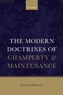 Cover: The Modern Doctrines of Champerty and Maintenance - Oxford University Press