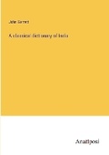 Cover: A classical dictionary of India - Anatiposi Verlag